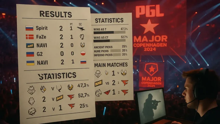 PGL Major Copenhagen 2024: результаты, статистика и главные матчи CS 2